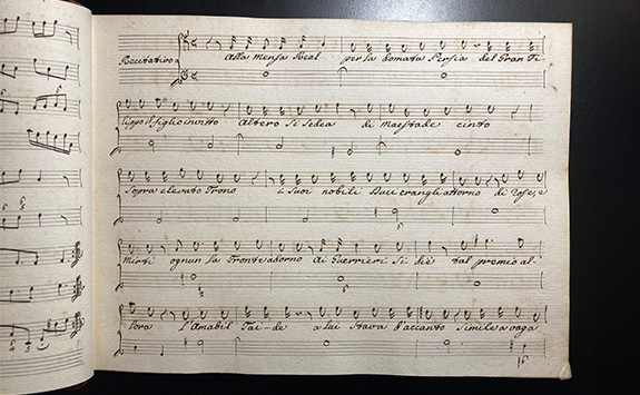 Page of a musical score